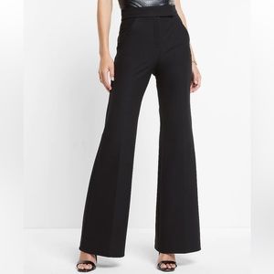 Express Super High Waisted Flare Trouser Pant